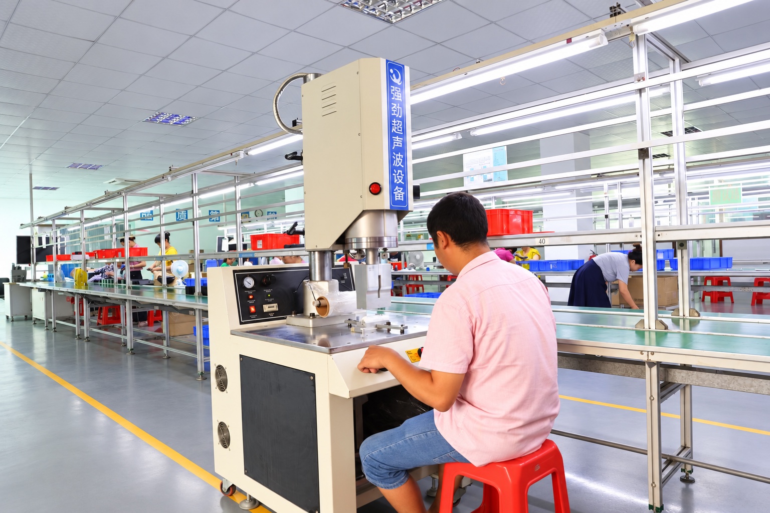 Liangcai factory assembly line